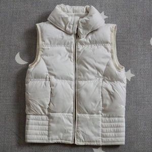 Ralph Lauren Girl White Down Vest Size M (8/10)